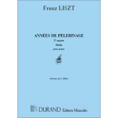 Liszt F. Annees de Pelerinage 2ME Annee Piano
