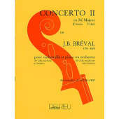 Breval J.b. Concerto N°2 Violoncelle