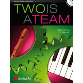 Two IS A Team Flute A Bec