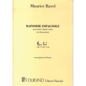 Ravel M. Rapsodie Espagnole Piano 4 Mains