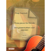 Duerinck P. Three Pieces For Friends Guitare