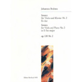 Brahms J. Sonate N°2 OP 120 Alto