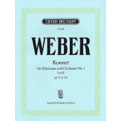 Weber C.m. Concerto N°1 OP 73 Clarinette