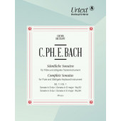 Bach C.p.e. Sonates Vol 1 WQ 83 et WQ 84 Flute