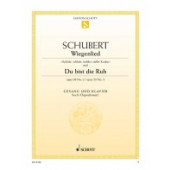 Schubert F. Wiegenlied OP 98 N°2 DU Bist Die Ruh OP 59 N°3 Voix Haute
