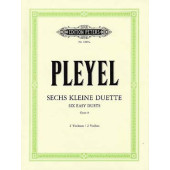 Pleyel I. 6 Easy Duets OP 8 2 Violons