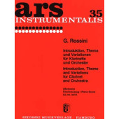 Rossini G. Introduction, Theme et Variations Clarinette