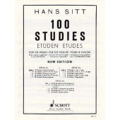 Sitt H. 100 Studies Opus 32 Vol 1 Violon
