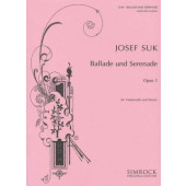 Suk J. Ballade et Serenade OP 3 Violoncelle