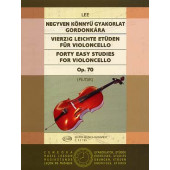 Lee S. Forty Easy Studies OP 70  For Violoncello
