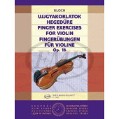 Bloch J. Finger Exercises OP 16 Violon