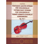 Popper D. 15 Easy Studies Opus 76 Vol 1 Violoncelle