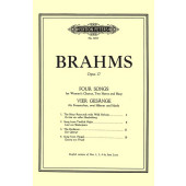 Brahms J. 4 Choruses OP 17 Chant