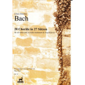 Bach J.s. 20 Chorale IN 27 Satzen Violon, Violoncelle et Piano