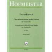 Popper D. 10 Etudes Opus 76 Vol 2 Violoncelle