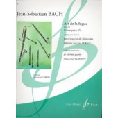 Bach J.s. Art de la Fugue Bwv 1080 Contrepoint N°1 Clarinettes