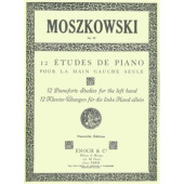 Moszkowski M. Etudes Main Gauche OP 92 Piano