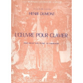Dumont H. L'oeuvre Pour Clavier