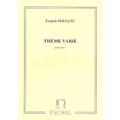 Poulenc F. Theme Varie Piano