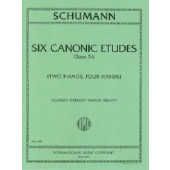 Schumann R. Etudes en Forme de Canon 2 Pianos