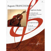 Franchomme A. 12 Caprices Etudes  OP 7 Vol 2 Violoncelle