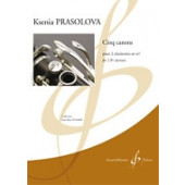Prasolova K. 5 Canons 2 Clarinettes Sib