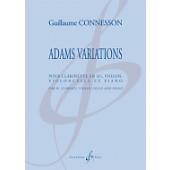 Connesson G. Adams Variations Clarinette Sib, Violon, Violoncelle et Piano
