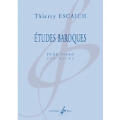 Escaich T. Etudes Baroques Piano
