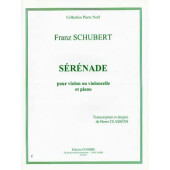 Schubert F. Serenade Violon OU Violoncelle