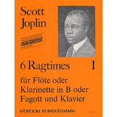 Joplin S. 6 Ragtimes Vol 1 Flute/clarinette/basson