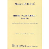 Durufle M. Messe Cum Jubilo OP 11 Voix