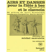 Sanvoisin M. Airs et Danses Flute A Bec Soprano OU Alto