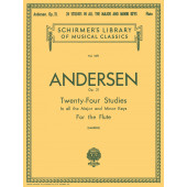 Andersen J. 24 Etudes OP 21 Flute