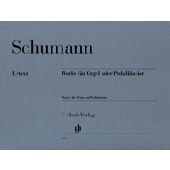 Schumann R. Oeuvres Orgue OU Piano A Pedalier