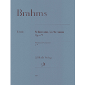 Brahms J. Variations Sur UN Theme de Schumann OP 9 Piano