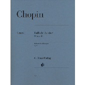 Chopin F. Ballade Lab Majeur OP 47 Piano