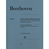 Beethoven L.v. 5 Sonates Celebres Piano