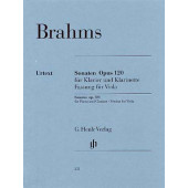 Brahms J. Sonates N°1 et 2 OP 120 Alto