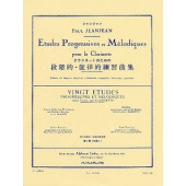 Jeanjean P. Etudes Progressives et Melodiques Vol 1 Clarinette