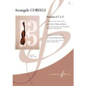 Corelli A. Sonates N°1 A 3 OP 5 Vol 1 Alto