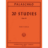 Palaschko J. 20 Etudes OP 36 Alto