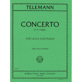 Telemann G.p. Concerto Sol Majeur Viola