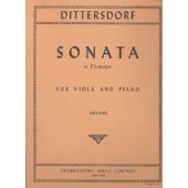 Dittersdorf K. Sonata Mib Majeur Alto