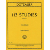 Dotzauer 113 Studies Book 1 Violoncelle