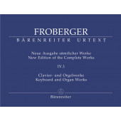 Froberger  J.j. New Edition OF The Complete Works Vol V.4.1 Piano /orgue