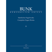 Bunk G. Complete Organ Works Vol II Orgue