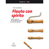Schonfelder M. Flauto Con Spirito Quatuor Flutes A Bec