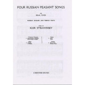 Stravinsky I. Four Russian Peasant Songs Choeur Part