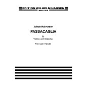 Halvorsen J. Passacaglia D'apres Haendel Violon et Alto