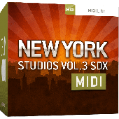 Toontrack TT202 Divers New York Studios Volume 3 Midi